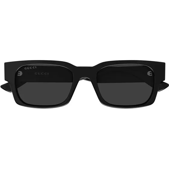 Gucci GG2084S Occhiali da Sole Uomo Neri Squadrati 52mm