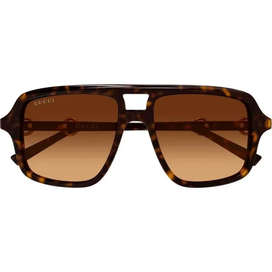 Gucci GG2052S Occhiali da Sole Donna Avana Pilot 55mm