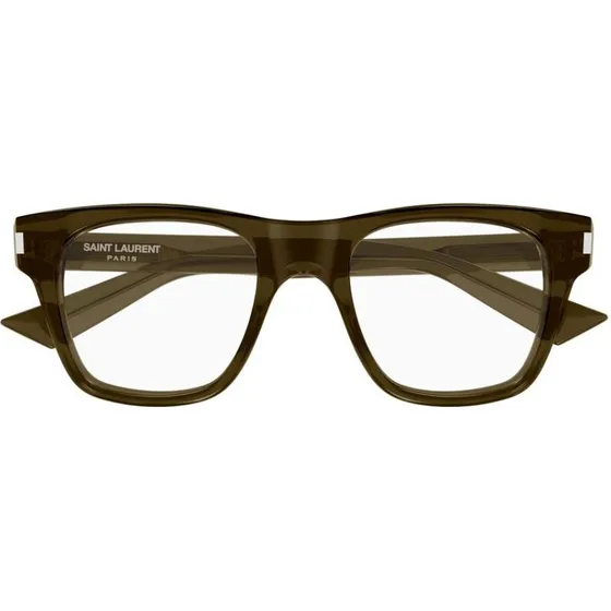 Saint Laurent SL 875 Opt Occhiali da Vista Uomo Marrone Squadrati