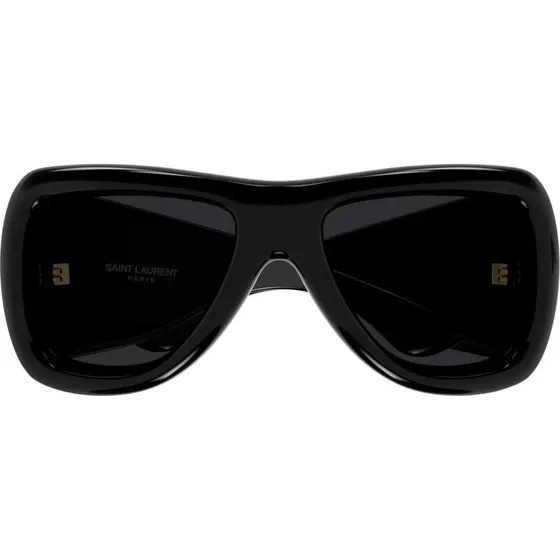 Saint Laurent Sl 902 Howl Occhiali da Sole Pilot Nero e Grigio