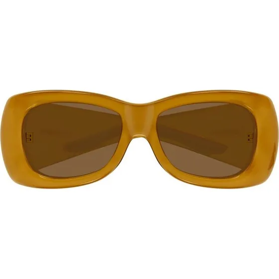 Saint Laurent SL 901 Howl Occhiali da Sole Squadrati Giallo e Marrone