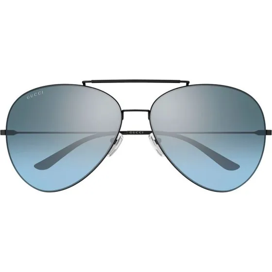 Gucci GG2172S Occhiali da Sole Uomo Pilot Rutenio e Lenti Blu