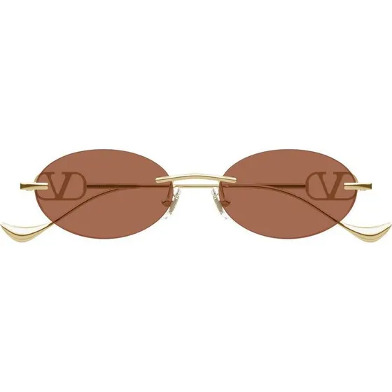 Valentino VG0032S Occhiali da Sole Oro e Marrone 53mm