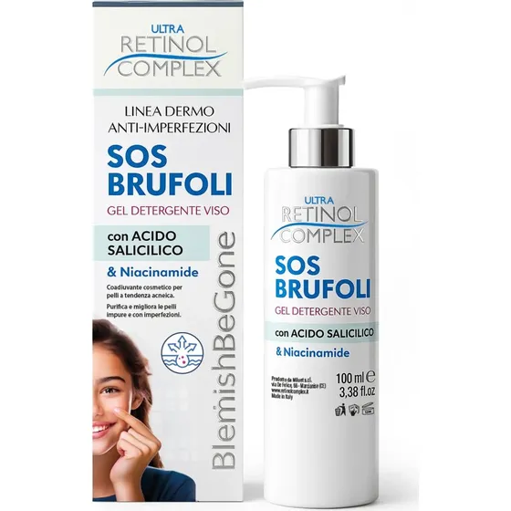 Retinol Complex SOS Brufoli Gel Detergente Viso 100ml