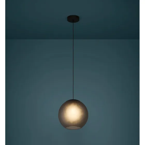 Lampada a sospensione Stars of Light Arangona, grigia, Ø 30 cm
