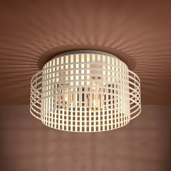 Plafoniera Stars of Light Oltamar, beige, Ø 48 cm, metallo
