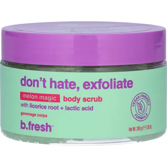b.fresh Don't Hate Scrub Esfoliante per il Corpo al Melone - 200 ml