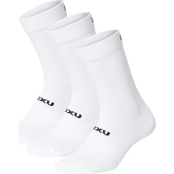2XU Calze Ciclismo Crew 3-Pack Unisex