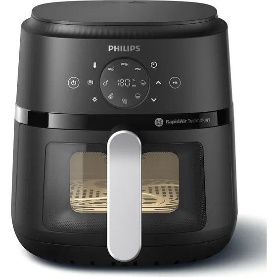 Philips NA221/00 Friggitrice ad Aria 4.2L Nero/Argento