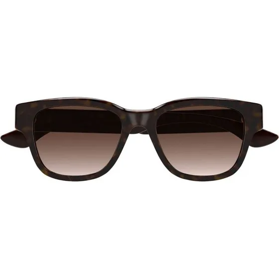 Alexander McQueen AM0528SA Occhiali da Sole Squadrati Avana