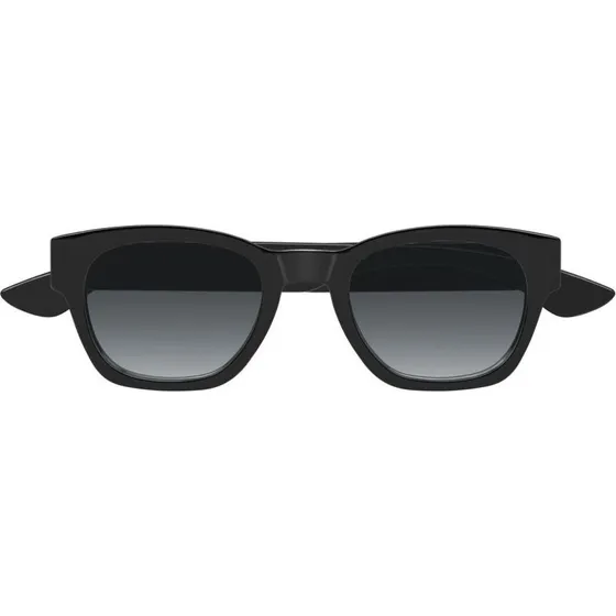 Alexander McQueen AM0530S Occhiali da Sole Uomo Neri Quadrati