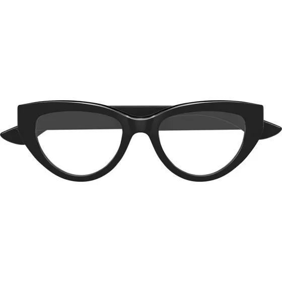 Alexander McQueen Occhiali da Vista Cat-Eye Nero AM0529O