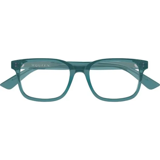 Alexander McQueen Occhiali da Vista Squadrati Blu AM0541O