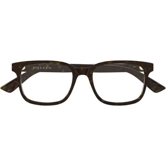 Alexander McQueen AM0541O Occhiali da Vista Quadrati Avana