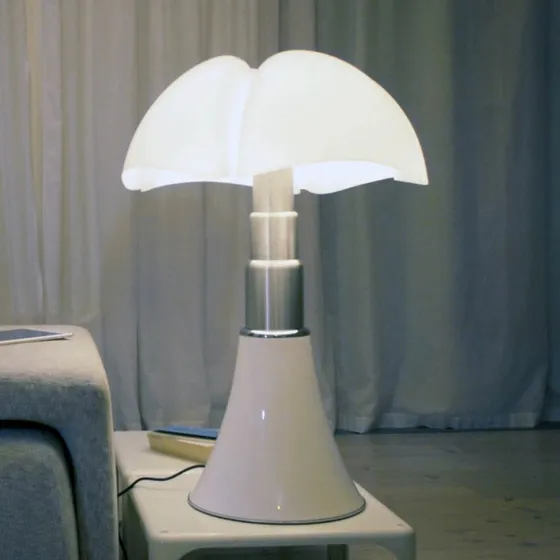 Martinelli Luce Lampada da Tavolo LED Pipistrello Bianca Dimmerabile