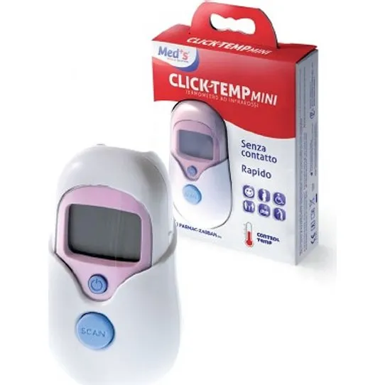 Med's Clicktemp Termometro Infrarossi Istantaneo Mini