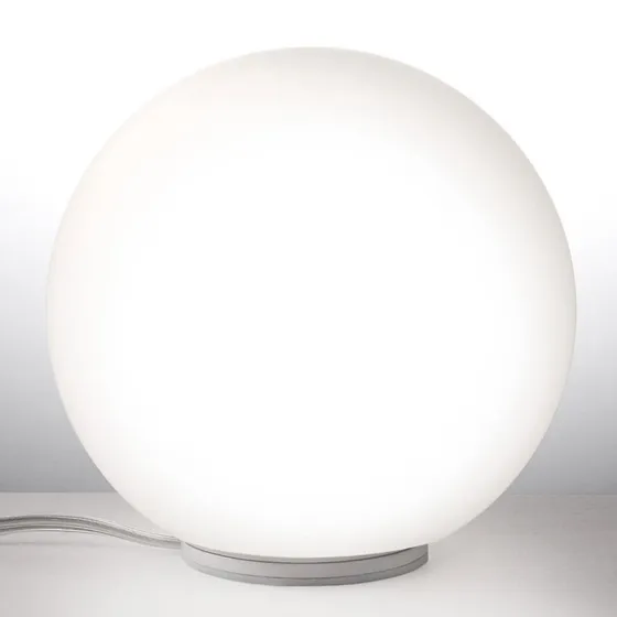 Artemide Dioscuri 14 T Lampada da Tavolo Sferica in Vetro