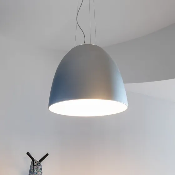 Artemide Nur App Lampada a Sospensione LED Grigio Metallizzato