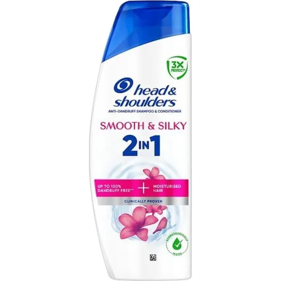 Head & Shoulders Smooth & Silky 2-in-1 Shampoo Antiforfora 330 ml