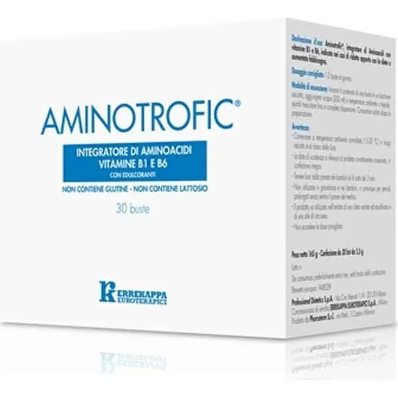 Aminotrofic - Integratore Aminoacidi B1 B6 30 bustine