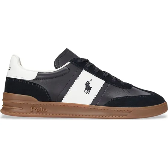Polo Ralph Lauren Sneakers Hrt Aera Pp in pelle nera