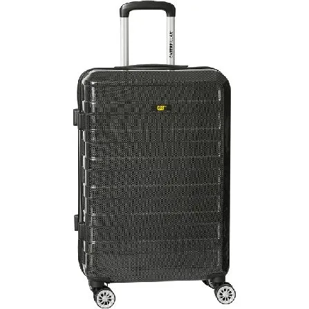 Caterpillar Set 3 Pezzi Trolley Carbon 4 84777 Nero