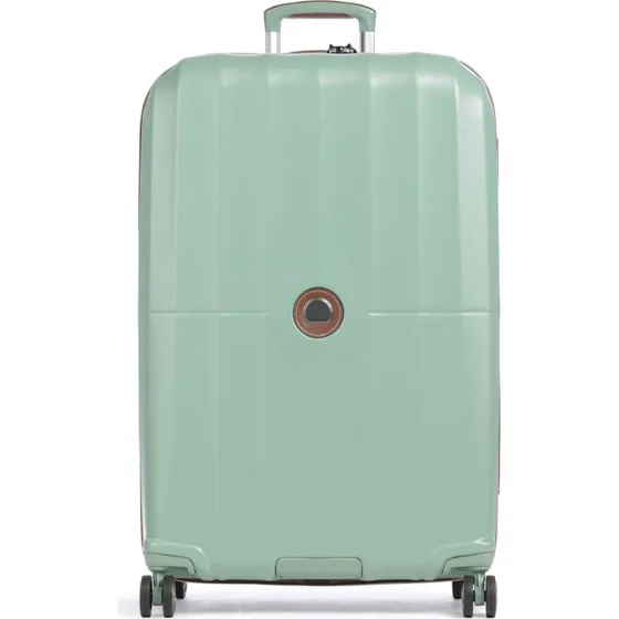 Delsey Paris Carrousel 2 Valigia 77 cm 4 Ruote Verde Grigiastro