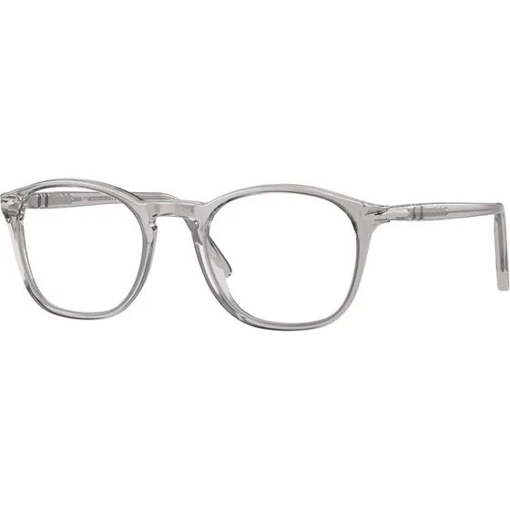 Persol PO3007V 309 Montature da Vista Squadrate in Acetato Grigio
