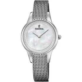 Festina Mademoiselle Orologio Donna Acciaio Bianco