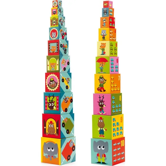 Djeco Cubi Impilabili Veicoli