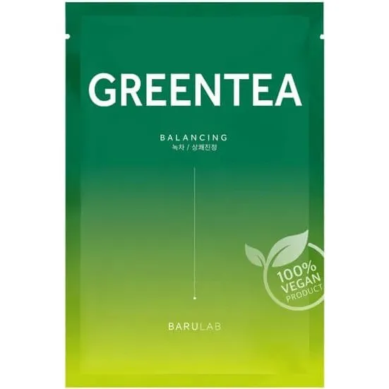 Barulab Maschera in Tessuto al Tè Verde 23g