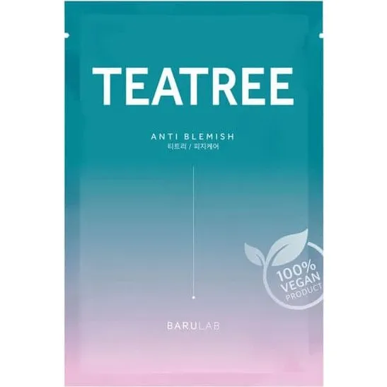 Barulab Tea Tree Maschera Viso Vegana Anti-Imperfezioni 23g