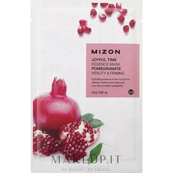 Mizon Joyful Time Essence Mask Melograno - Maschera Viso Idratante