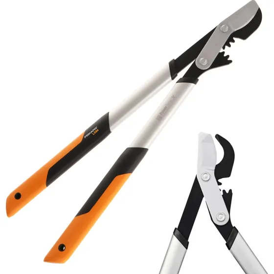 Fiskars LX94 Troncarami PowerGear X 640mm Bypass Nero/Arancione