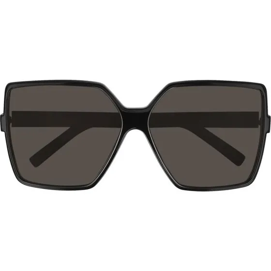 Saint Laurent Betty SL 232 Occhiali da Sole Oversize Nero Grigio
