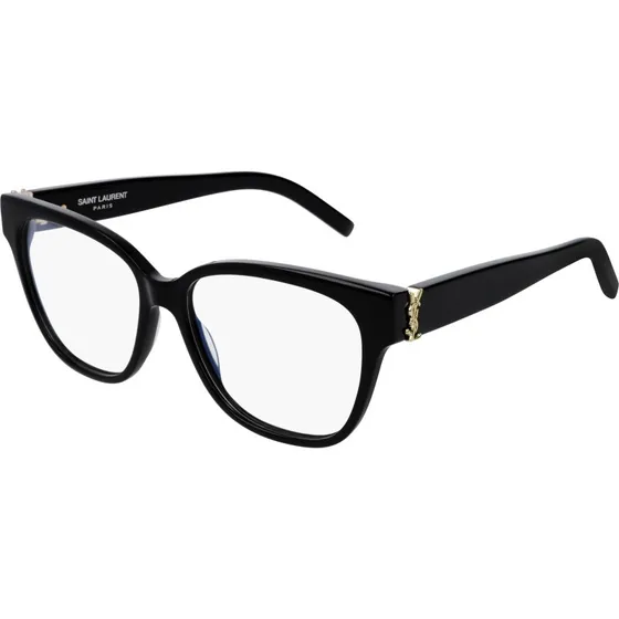 Saint Laurent SL M33 003 Montature da Vista Squadrate in Acetato Nero