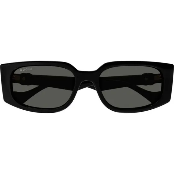 Gucci GG1534S Occhiali da Sole Donna Nero Squadrati 55mm