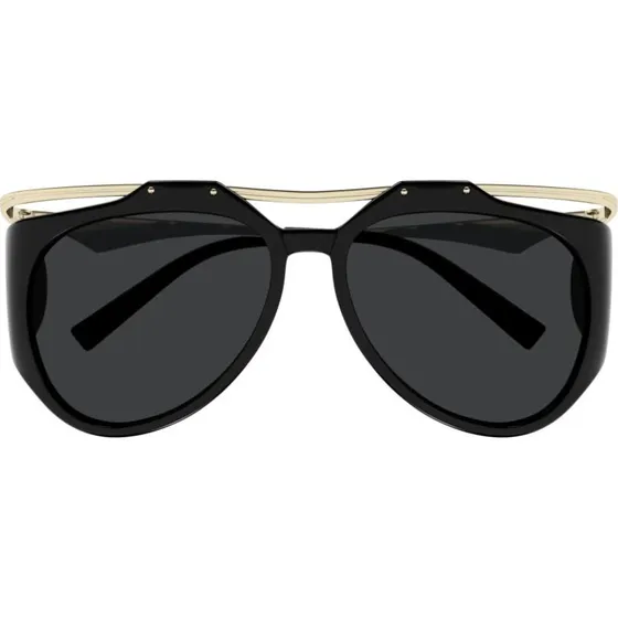 Saint Laurent SL M137/F Amelia Occhiali da Sole Pilot Nero