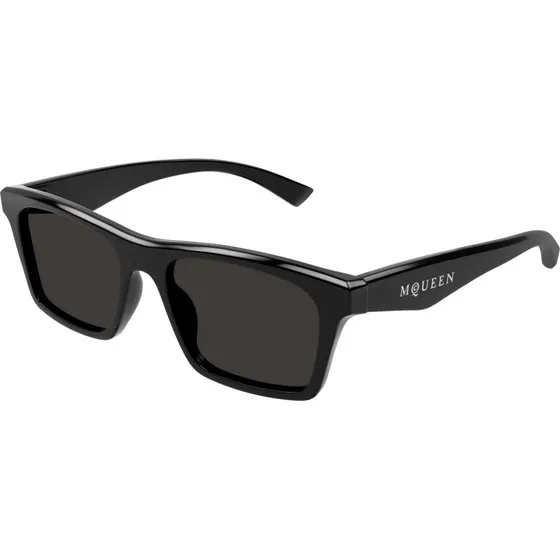 Alexander McQueen AM0472S 001 Occhiali da sole Squadrati Nero/Grigio