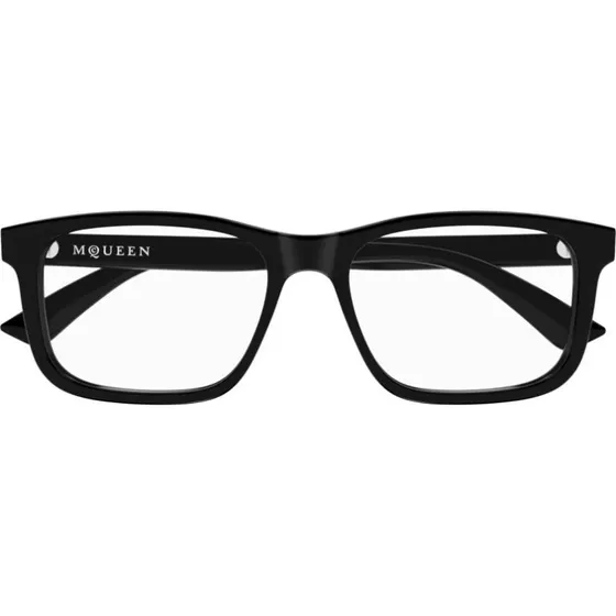 Alexander McQueen AM0486O Occhiali da Vista Squadrati Neri
