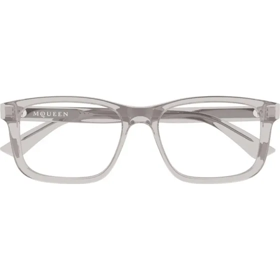 Alexander McQueen AM0486O Occhiali da Vista Quadrati Uomo - Grigio