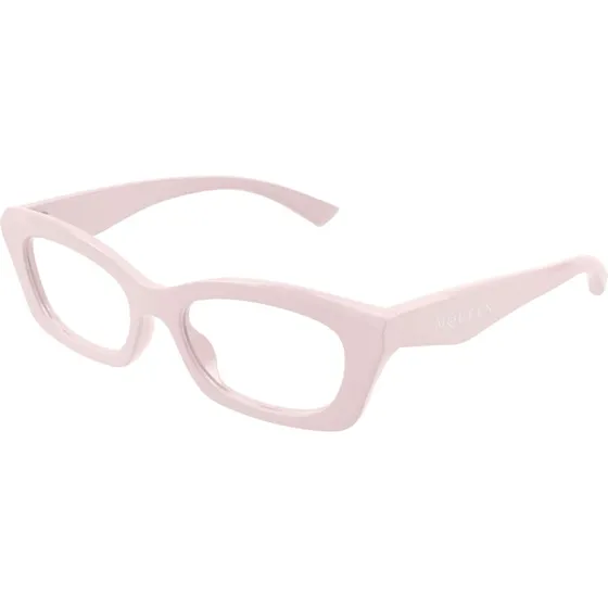 Alexander McQueen AM0474O 005 Montatura Vista Acetato Rosa Trasparente