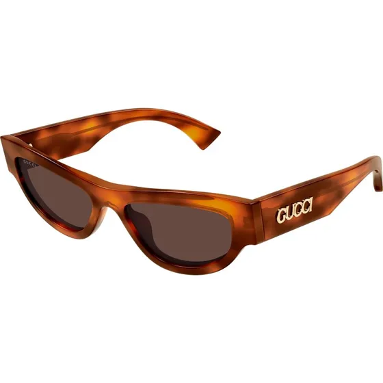 Gucci GG1834S 002 Occhiali da Sole Cat Eye Havana