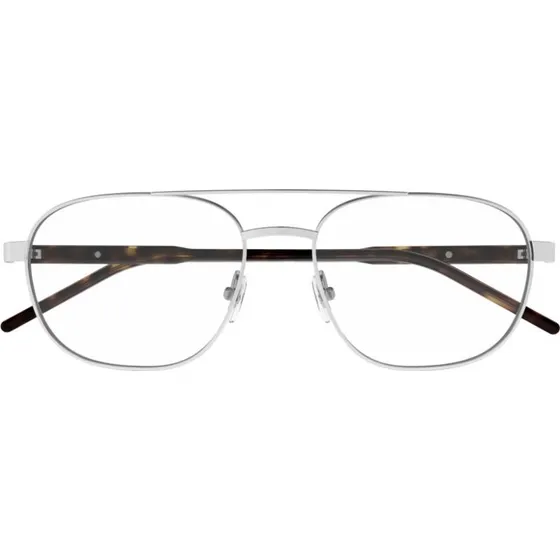 Gucci GG1800O Occhiali da Vista Uomo Argento Squadrati