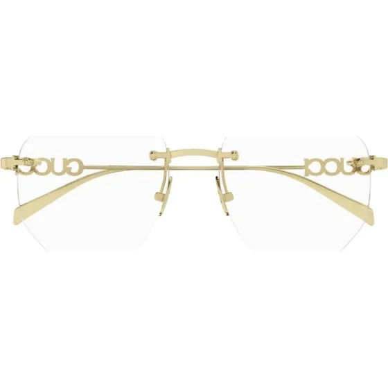 Gucci GG1806O Occhiali da Vista Donna Quadrati Oro