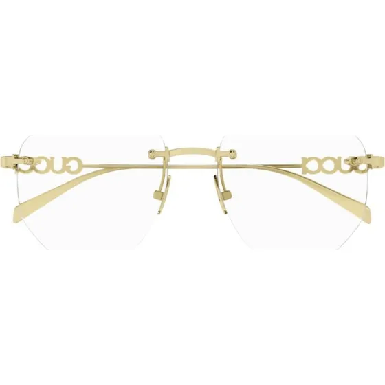 Gucci GG1806O Occhiali da Vista Donna Squadrati Oro