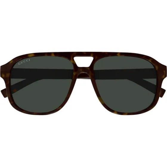 Gucci GG1856S Occhiali da Sole Uomo Pilot Avana Verde 57mm