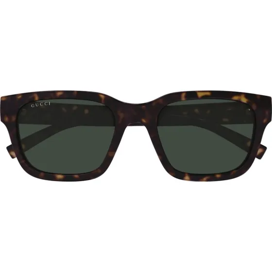 Gucci GG1857S Occhiali da Sole Uomo Squadrati Avana Verde
