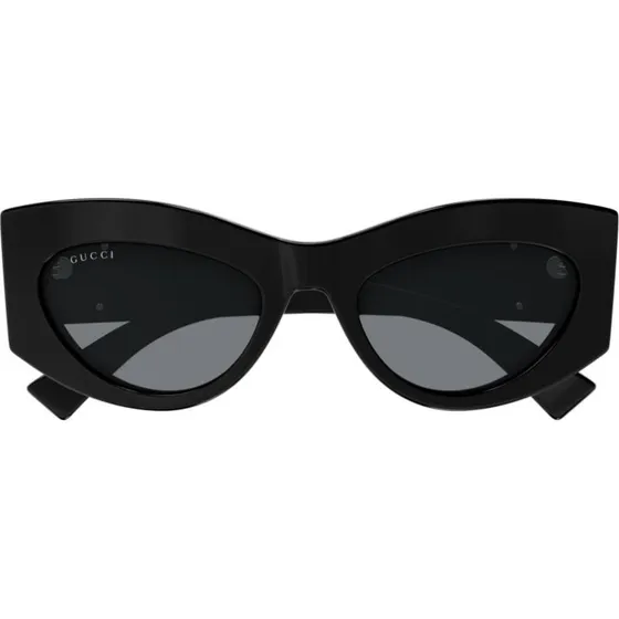 Gucci GG1843S Occhiali da Sole Cat-Eye Nero e Grigio 53mm