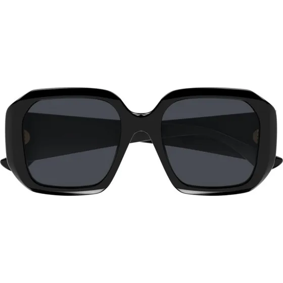 Chloé CH0300S Occhiali da Sole Quadrati Neri con Lenti Blu